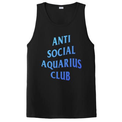 Anti Social Aquarius Club Birth Sign Aquarius Zodiac Cute Gift PosiCharge Competitor Tank