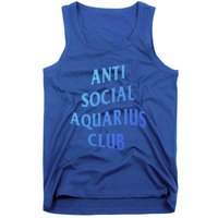 Anti Social Aquarius Club Birth Sign Aquarius Zodiac Cute Gift Tank Top