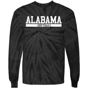 Alabama Softball Tie-Dye Long Sleeve Shirt