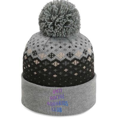 Anti Social Aquarius Club Birth Sign Aquarius Zodiac Cute Gift The Baniff Cuffed Pom Beanie