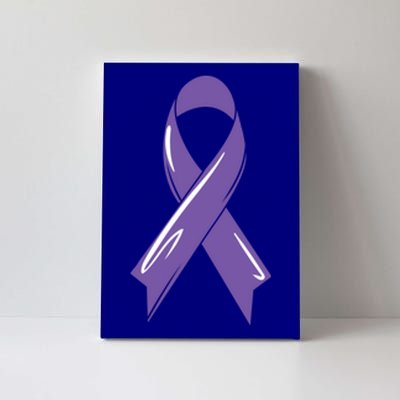 Alzheimers Support Alzheimer's Detia Awareness Ribbon Cool Gift Canvas