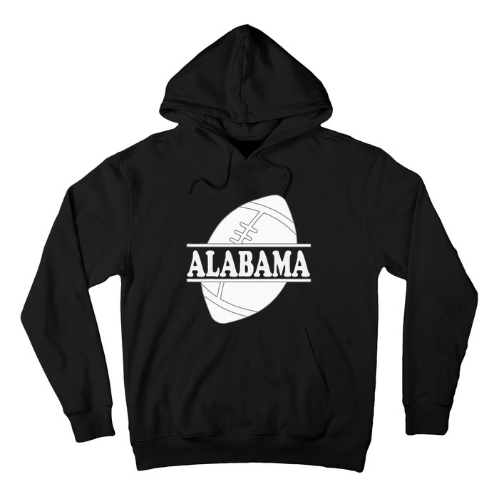 Alabama State Alabama Red Game Day AL Sports Fun Hoodie