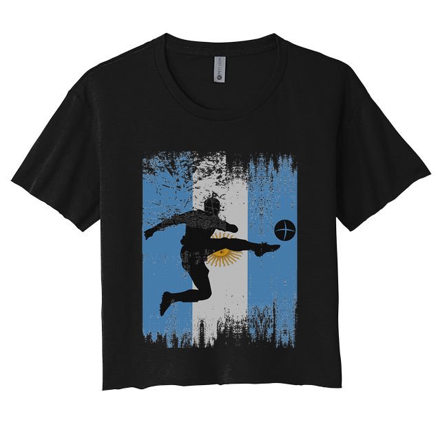 Argentina Soccer Argentina Football Argentina Futbol Crop Top