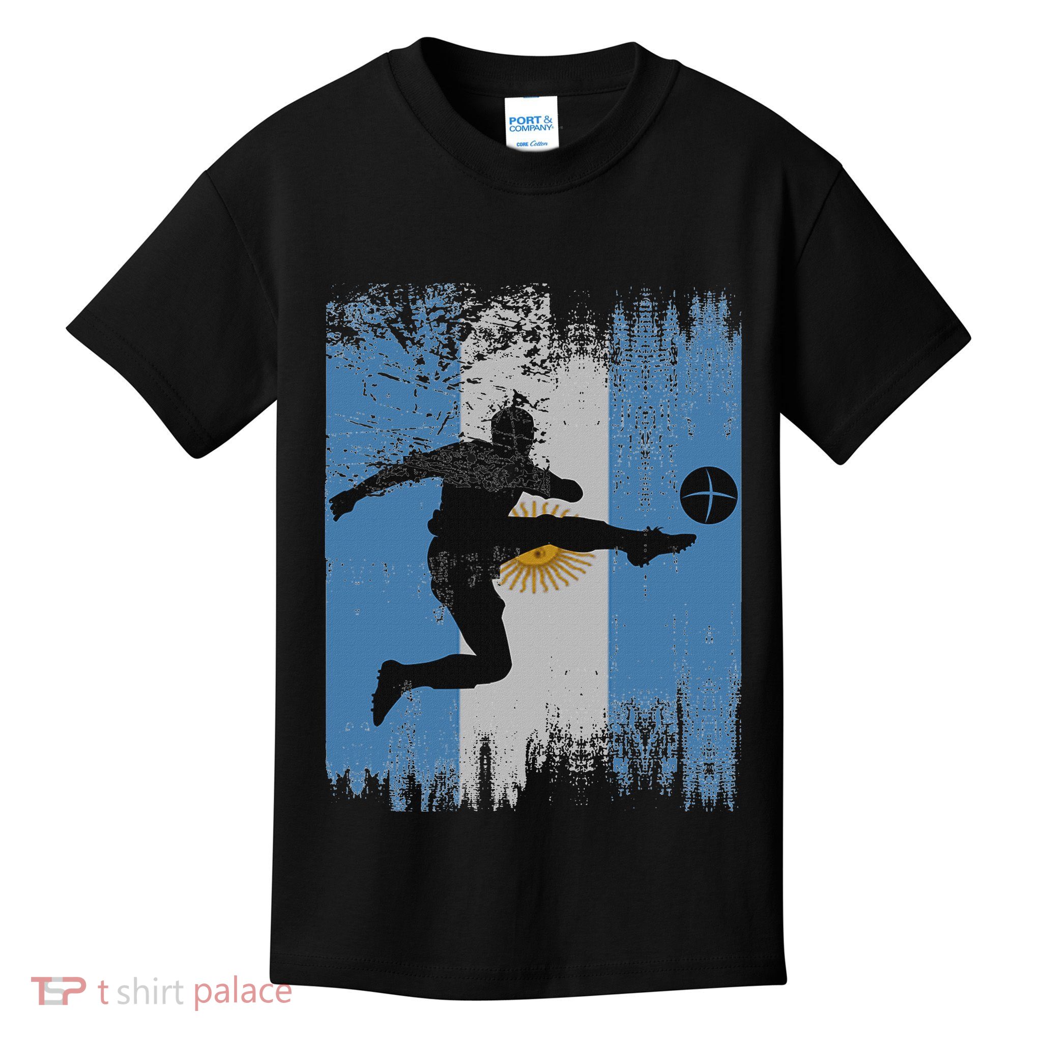 Argentina Soccer Argentina Football Argentina Futbol Kids T-Shirt