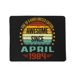 Awesome Since April 1984 Limited Edition 40th Birthday Mousepad