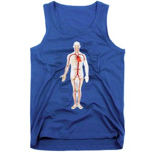 Arterial System Anatomy Heart Vascular Medical Gift Tank Top