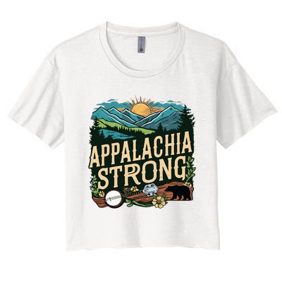 Appalachia Strong Women's Crop Top Tee