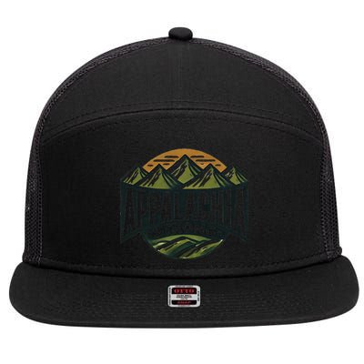 Appalachia Strong 7 Panel Mesh Trucker Snapback Hat