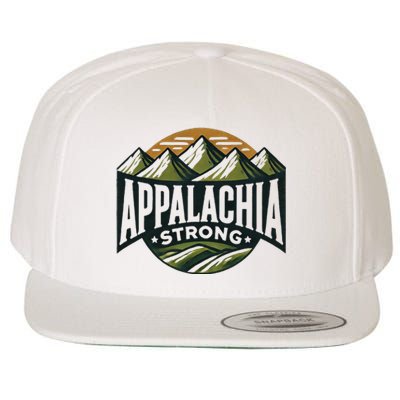 Appalachia Strong Wool Snapback Cap