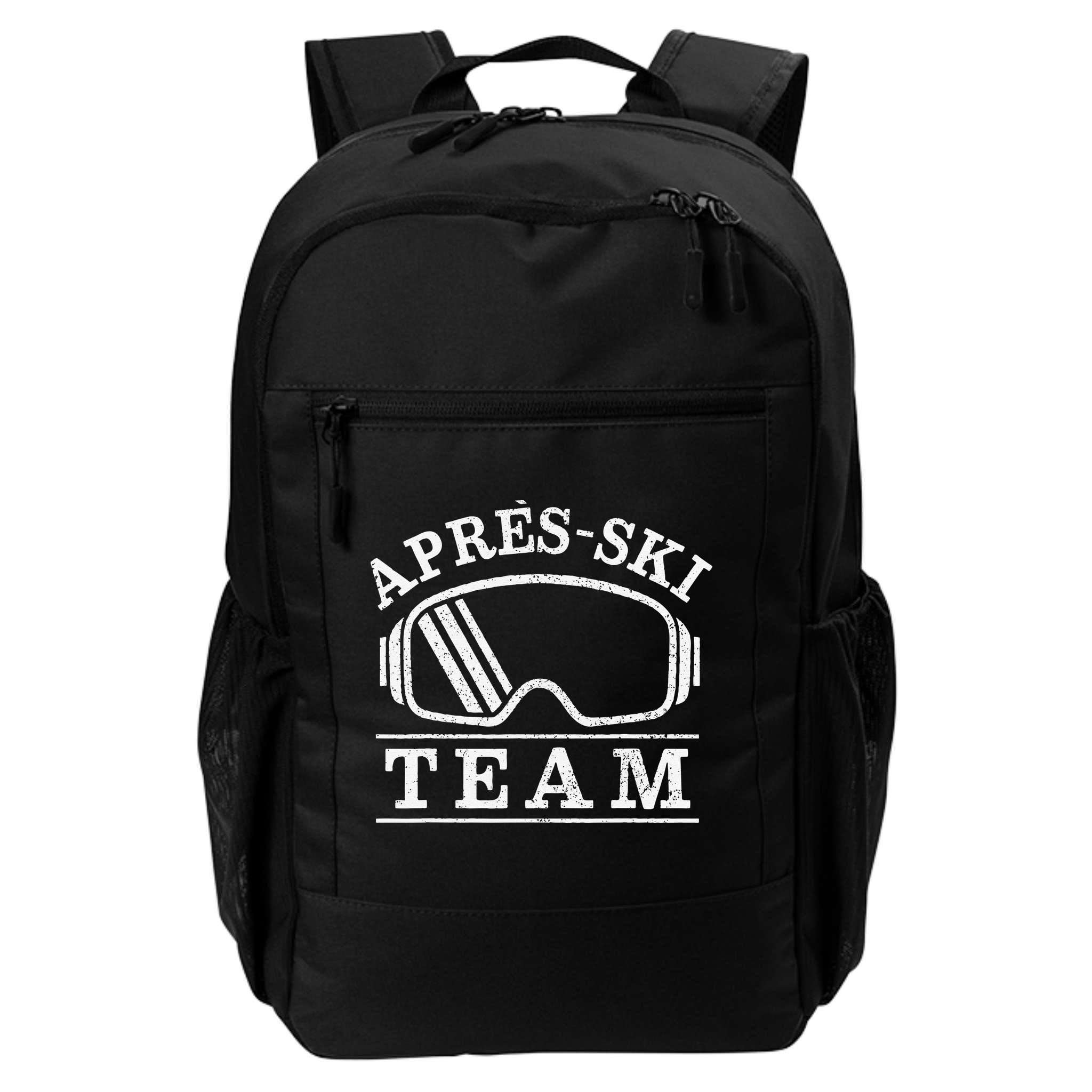 Apres Ski All Day Ski Cool Skier Winter Sports Skiing Backpack