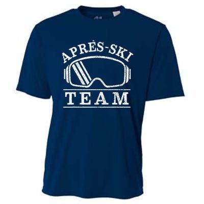 Apres Ski All Day Ski Cool Skier Winter Sports Skiing Cooling Performance Crew T-Shirt