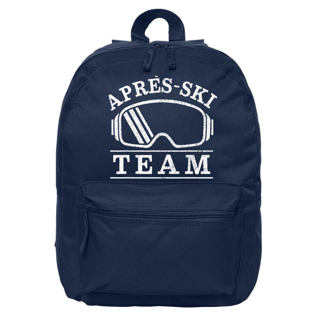 Apres Ski All Day Ski Cool Skier Winter Sports Skiing 16 in Basic Backpack