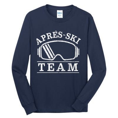 Apres Ski All Day Ski Cool Skier Winter Sports Skiing Tall Long Sleeve T-Shirt