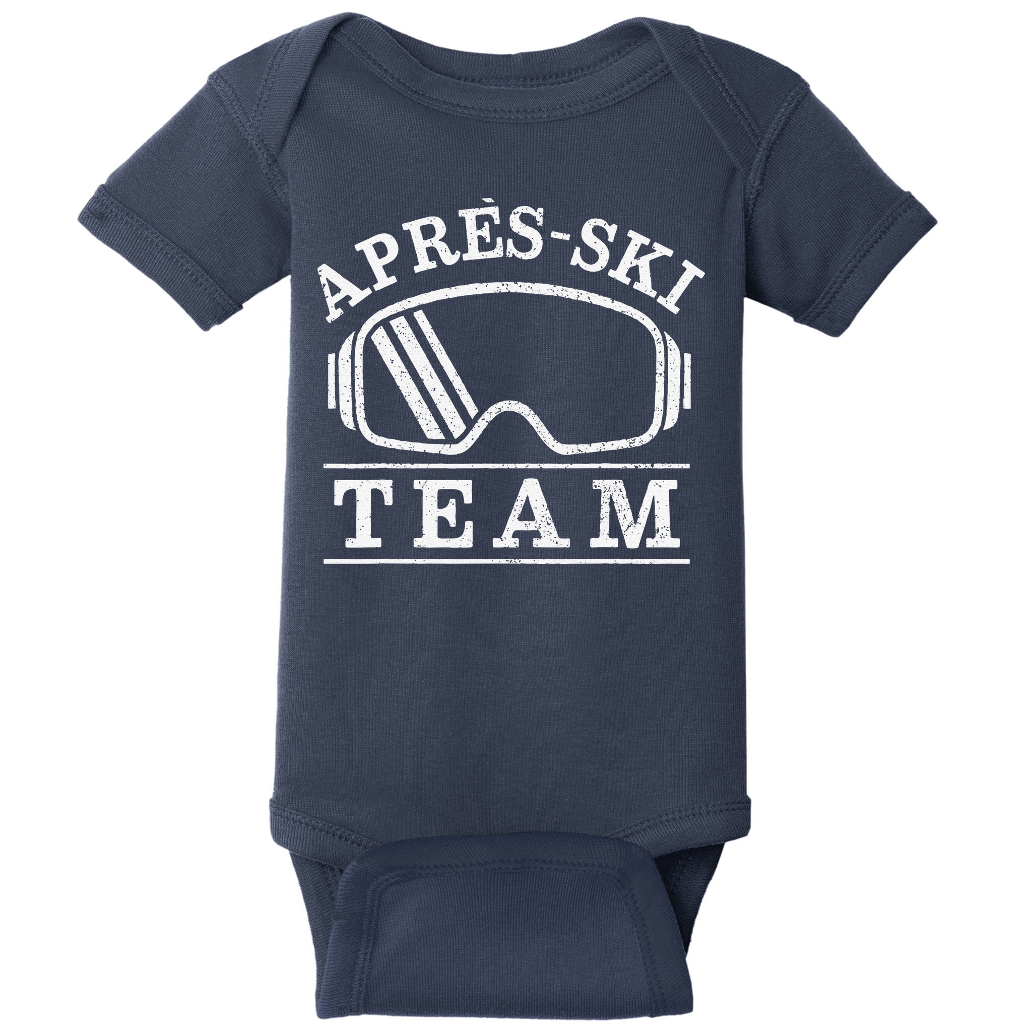 Apres Ski All Day Ski Cool Skier Winter Sports Skiing Baby Bodysuit