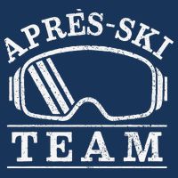 Apres Ski All Day Ski Cool Skier Winter Sports Skiing Womens T-Shirt