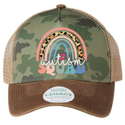 Autism Squad Autism Awareness Support Kindness Legacy Tie Dye Trucker Hat