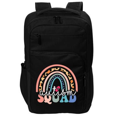 Autism Squad Autism Awareness Support Kindness Impact Tech Backpack