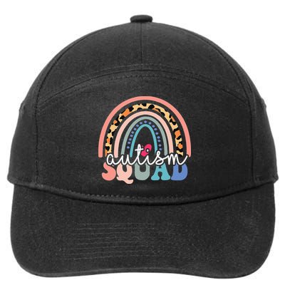 Autism Squad Autism Awareness Support Kindness 7-Panel Snapback Hat