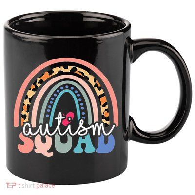 Autism Squad Autism Awareness Support Kindness 11oz C Handle Ceramic Mug