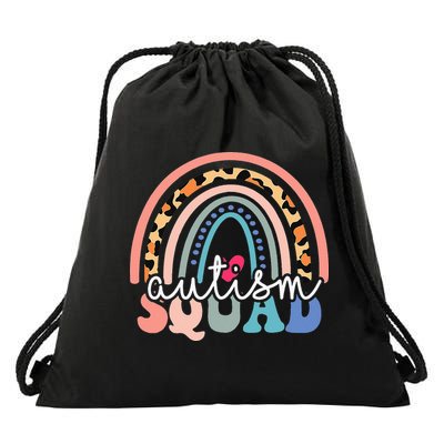 Autism Squad Autism Awareness Support Kindness Drawstring Bag