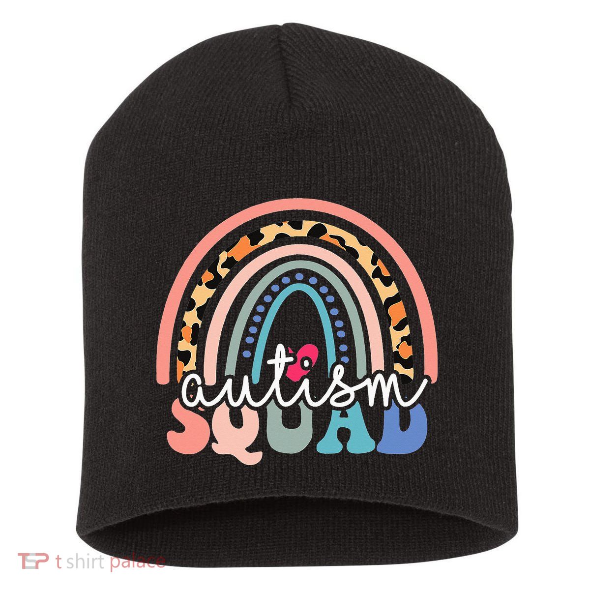 Autism Squad Autism Awareness Support Kindness Short Acrylic Beanie