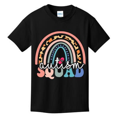 Autism Squad Autism Awareness Support Kindness Kids T-Shirt