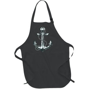 Anchor Sailing Full-Length Apron With Pockets