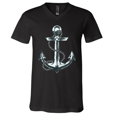 Anchor Sailing V-Neck T-Shirt