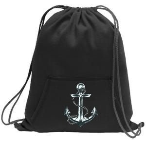 Anchor Sailing Sweatshirt Cinch Pack Bag