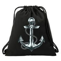 Anchor Sailing Drawstring Bag