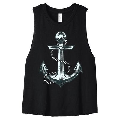 Anchor Sailing Women's Racerback Cropped Tank