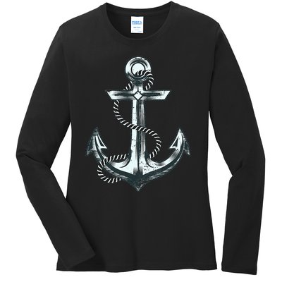 Anchor Sailing Ladies Long Sleeve Shirt