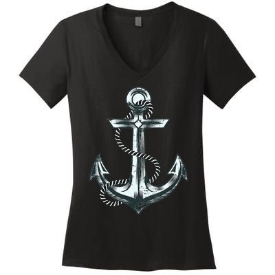 Anchor Sailing Women's V-Neck T-Shirt