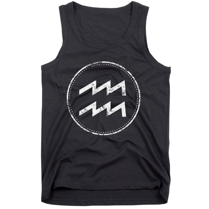 Aquarius Sign – Astrology Zodiac Tank Top