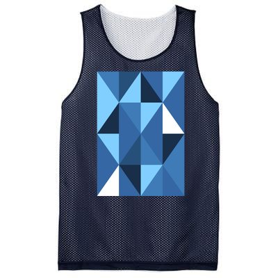 Abstract Shape Mesh Reversible Basketball Jersey Tank