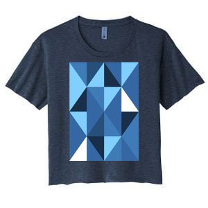 Abstract Shape Women's Crop Top Tee