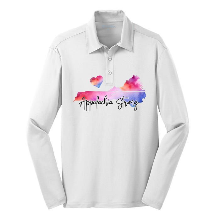 Appalachia Strong Silk Touch Performance Long Sleeve Polo