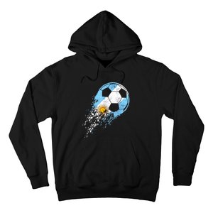 Argentina Soccer Argentinian Flag Pride Soccer Player Hoodie