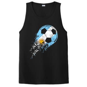 Argentina Soccer Argentinian Flag Pride Soccer Player PosiCharge Competitor Tank