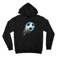 Argentina Soccer Argentinian Flag Pride Soccer Player Tall Hoodie