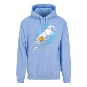 Argentina Soccer Argentinian Flag Pride Soccer Player Unisex Surf Hoodie