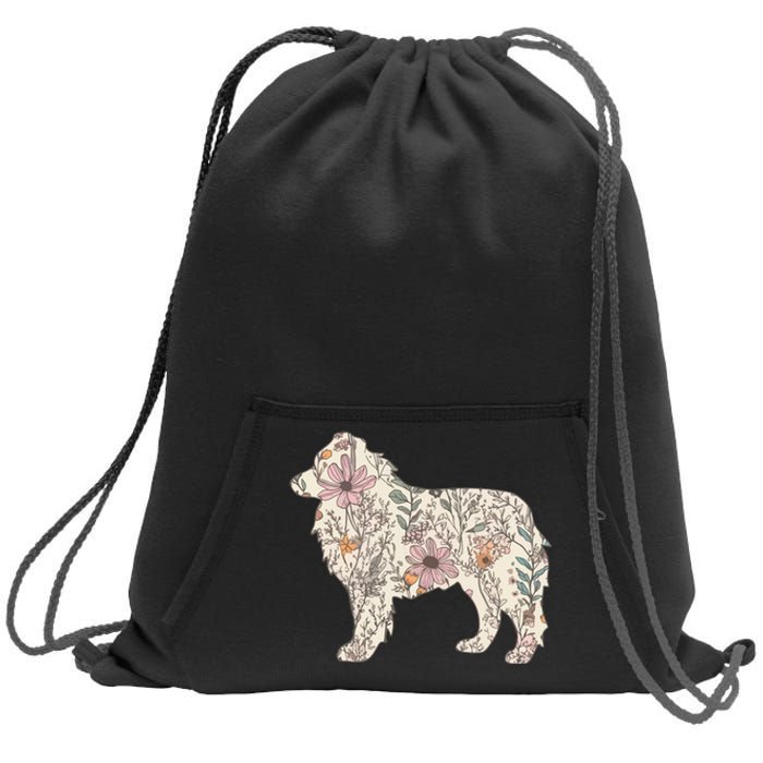 Australian Shepherd Aussie Dog Mom Sweatshirt Cinch Pack Bag