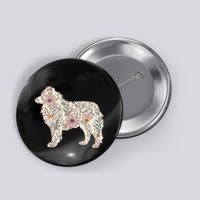 Australian Shepherd Aussie Dog Mom Button