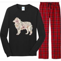 Australian Shepherd Aussie Dog Mom Long Sleeve Pajama Set