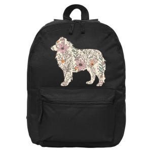 Australian Shepherd Aussie Dog Mom 16 in Basic Backpack