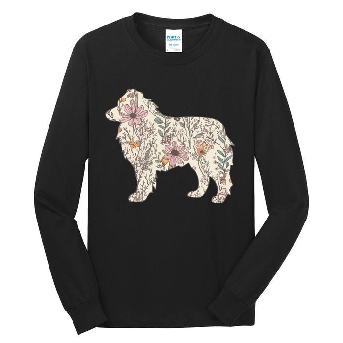 Australian Shepherd Aussie Dog Mom Tall Long Sleeve T-Shirt