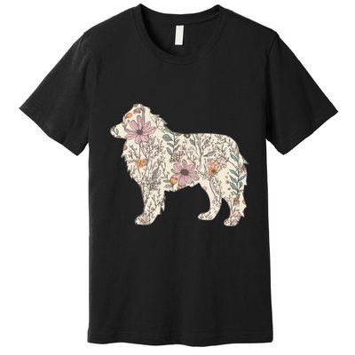 Australian Shepherd Aussie Dog Mom Premium T-Shirt