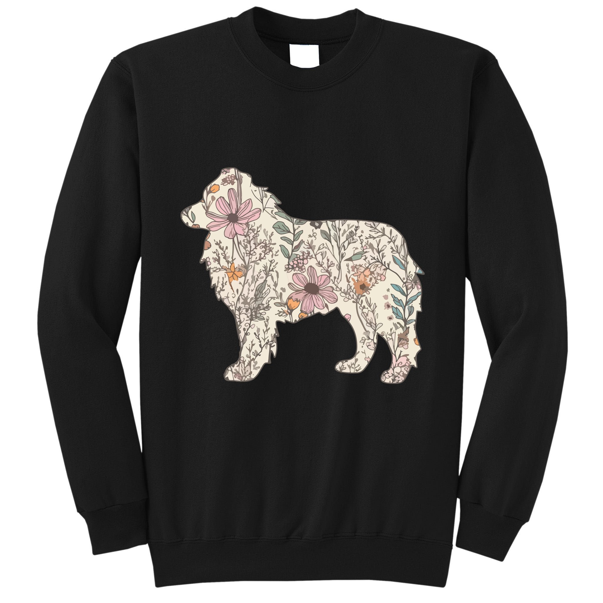 Australian Shepherd Aussie Dog Mom Tall Sweatshirt