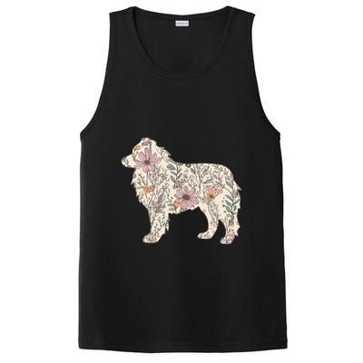Australian Shepherd Aussie Dog Mom PosiCharge Competitor Tank