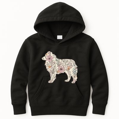 Australian Shepherd Aussie Dog Mom Kids Hoodie